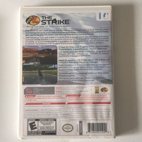 ‼️3/15‼️ Bass Pro Shops Wii The Strike Game - Picture 2 of 5